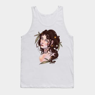 Romanticism Shakespeare inspire Ophelia / nymph Tank Top